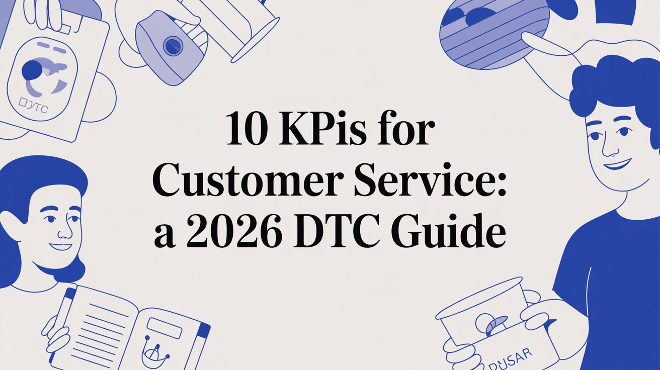 10 KPIs for Customer Service: A 2026 DTC Guide