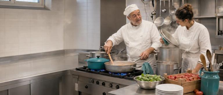 Cuochi in cucina