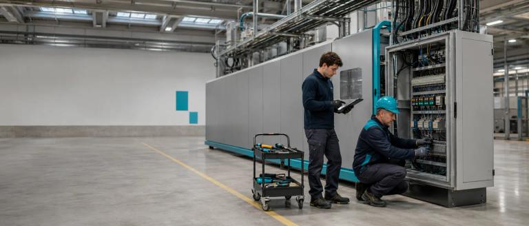 Operai in fabbrica