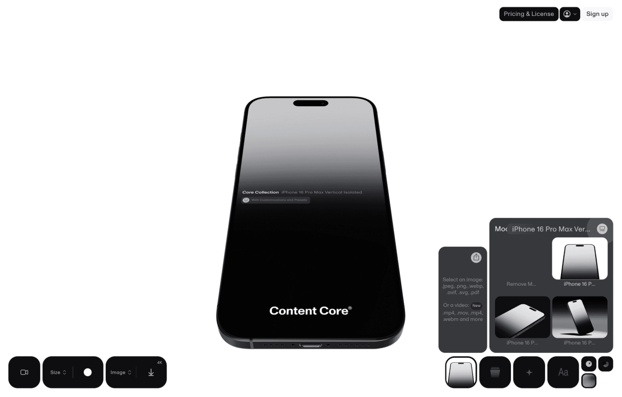 ContentCore screenshot 1