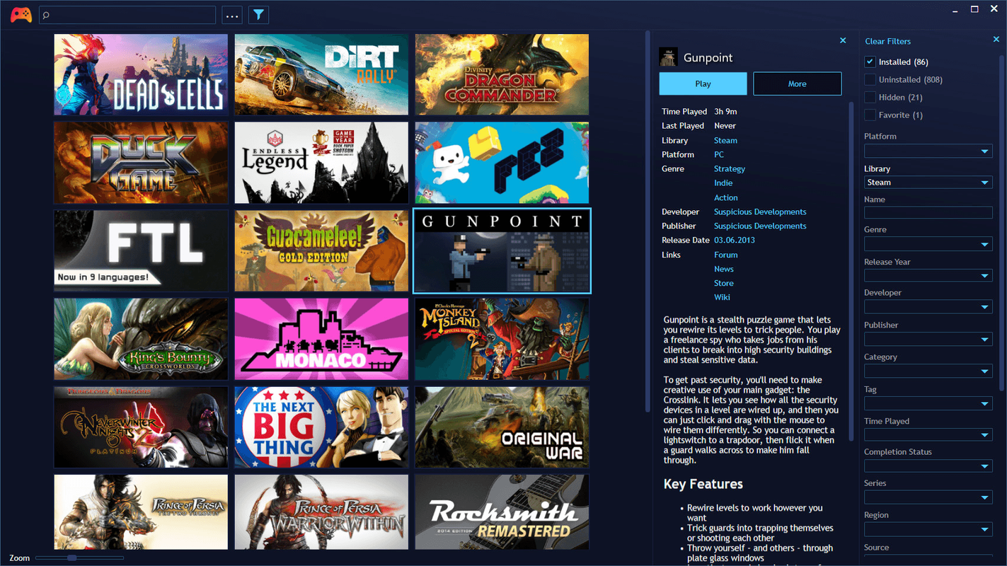 Playnite screenshot 2