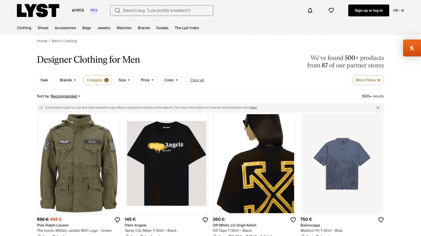 LYST screenshot 3