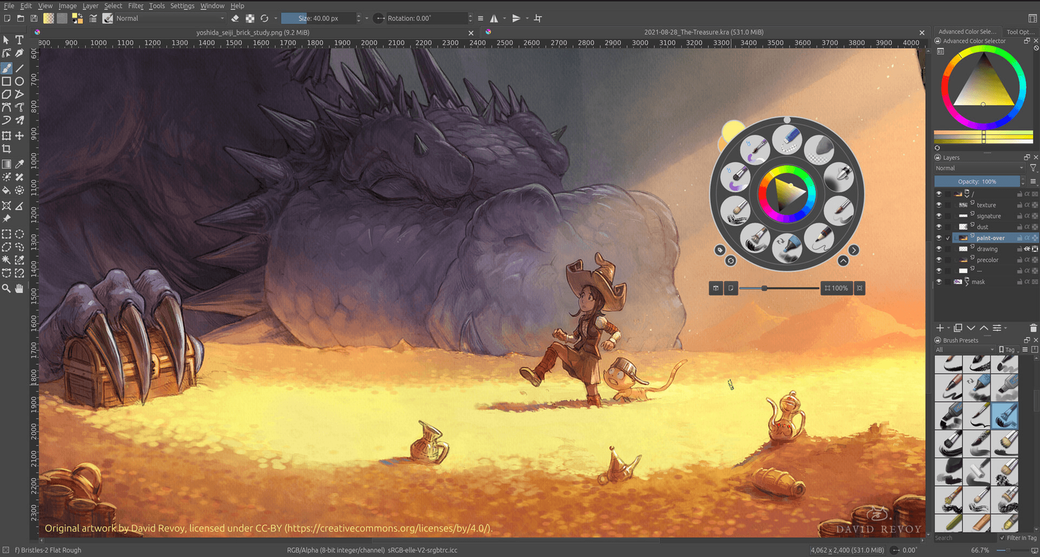 Krita screenshot 2