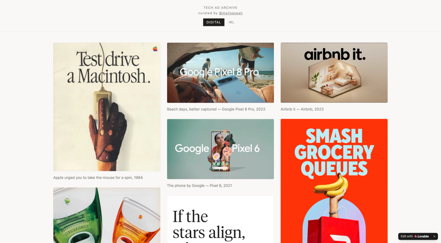 Tech Ad Archive screenshot 1
