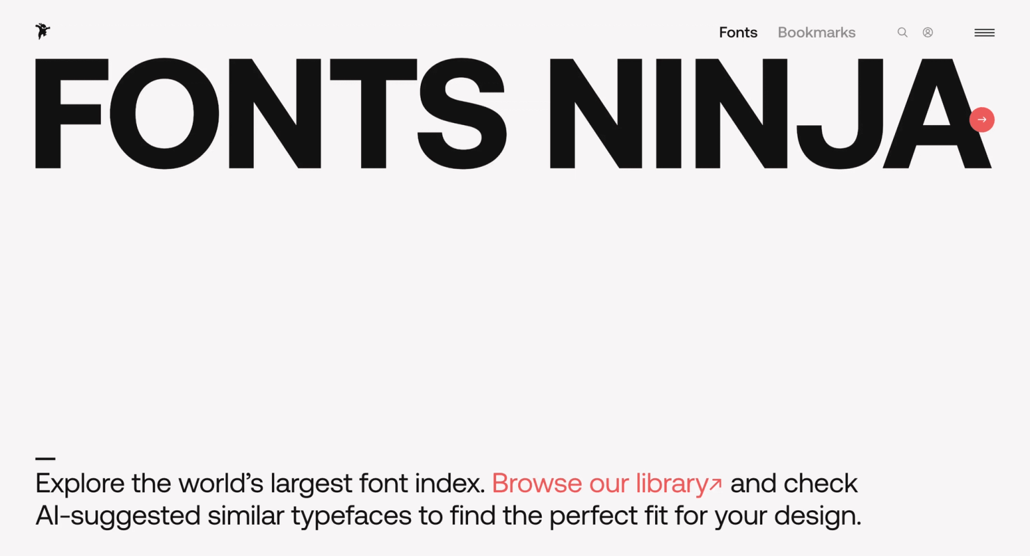 Fonts Ninja screenshot 1
