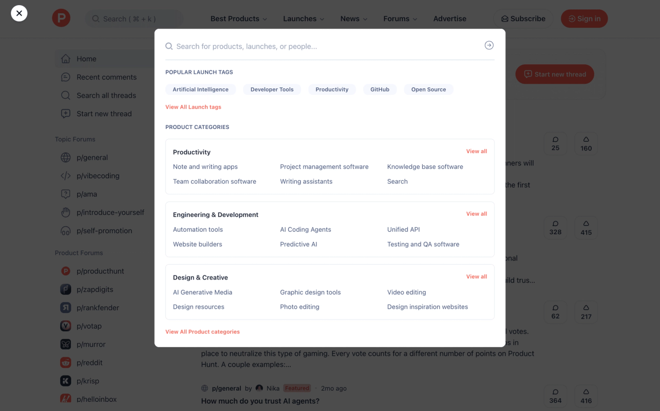 Product Hunt screenshot 5