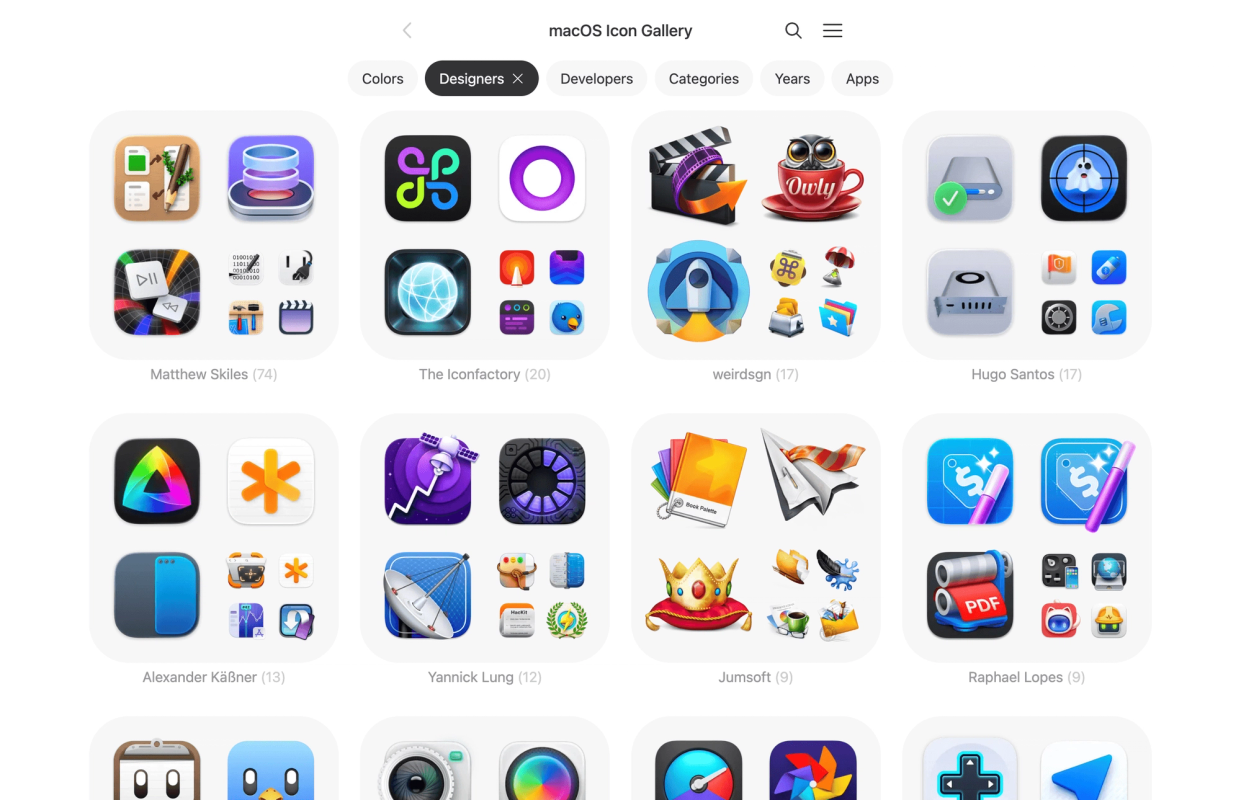 MacOS Icon Gallery screenshot 1