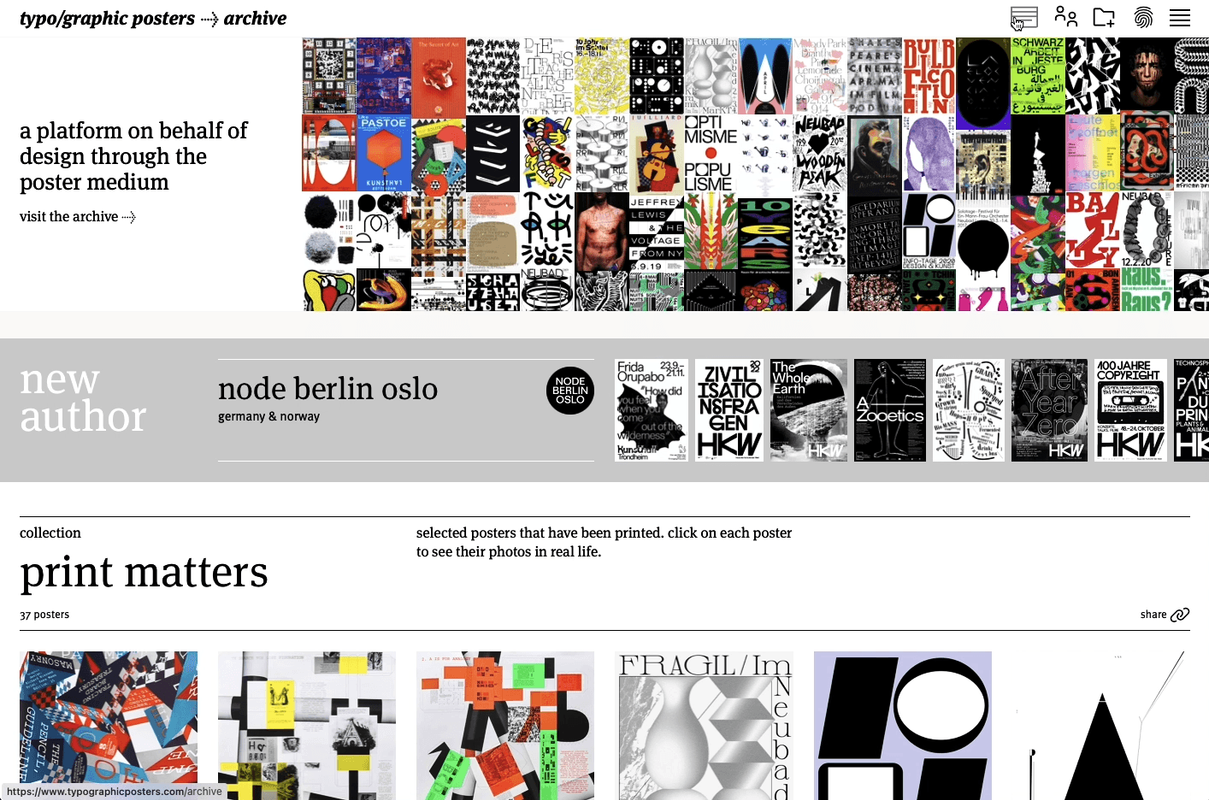 typo/graphic posters screenshot 1