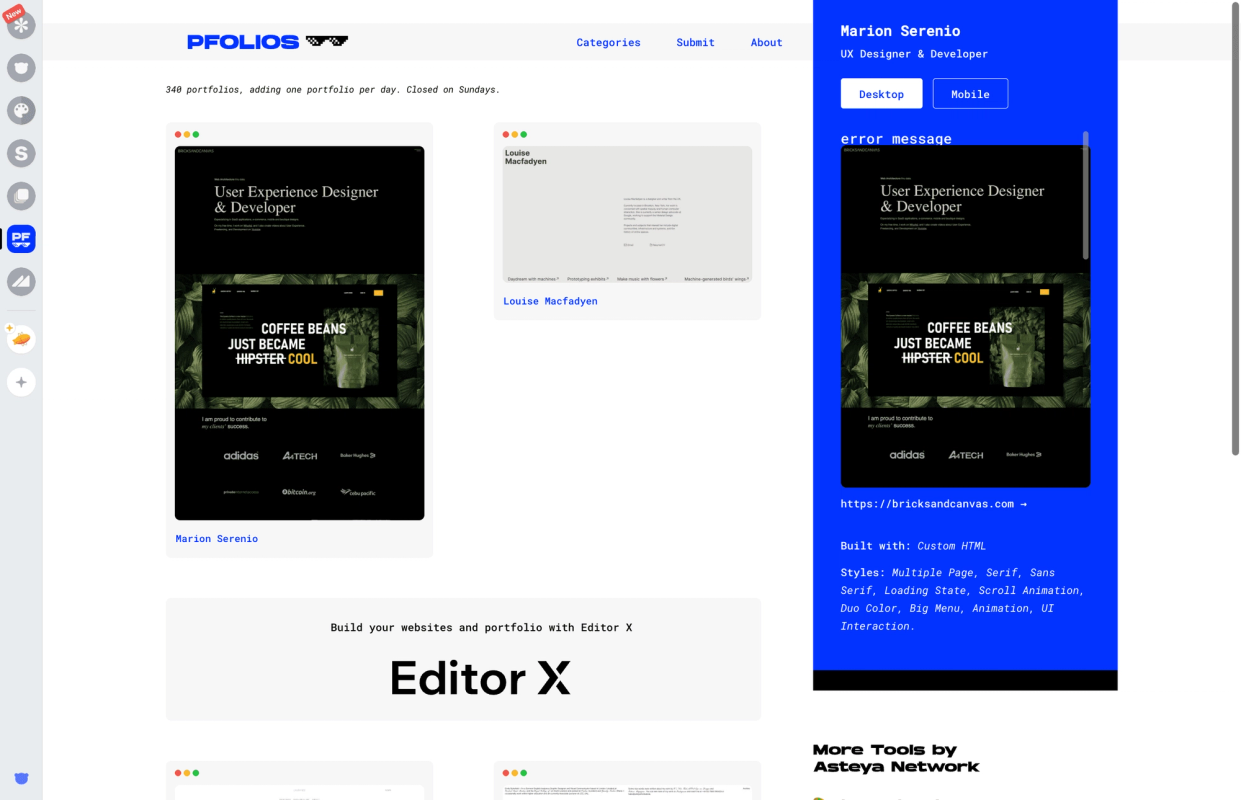 PFOLIOS screenshot 1