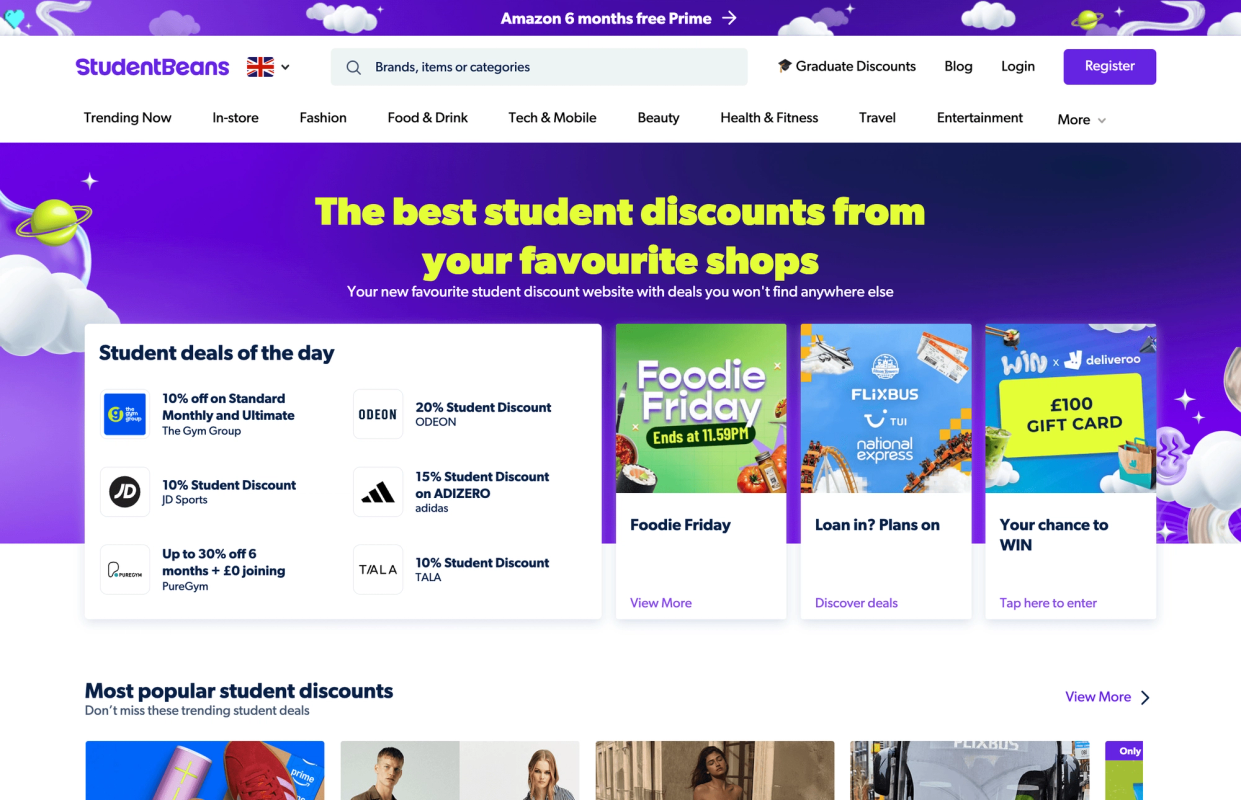 StudentBeans screenshot 1