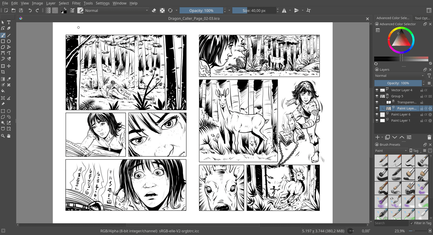 Krita screenshot 3