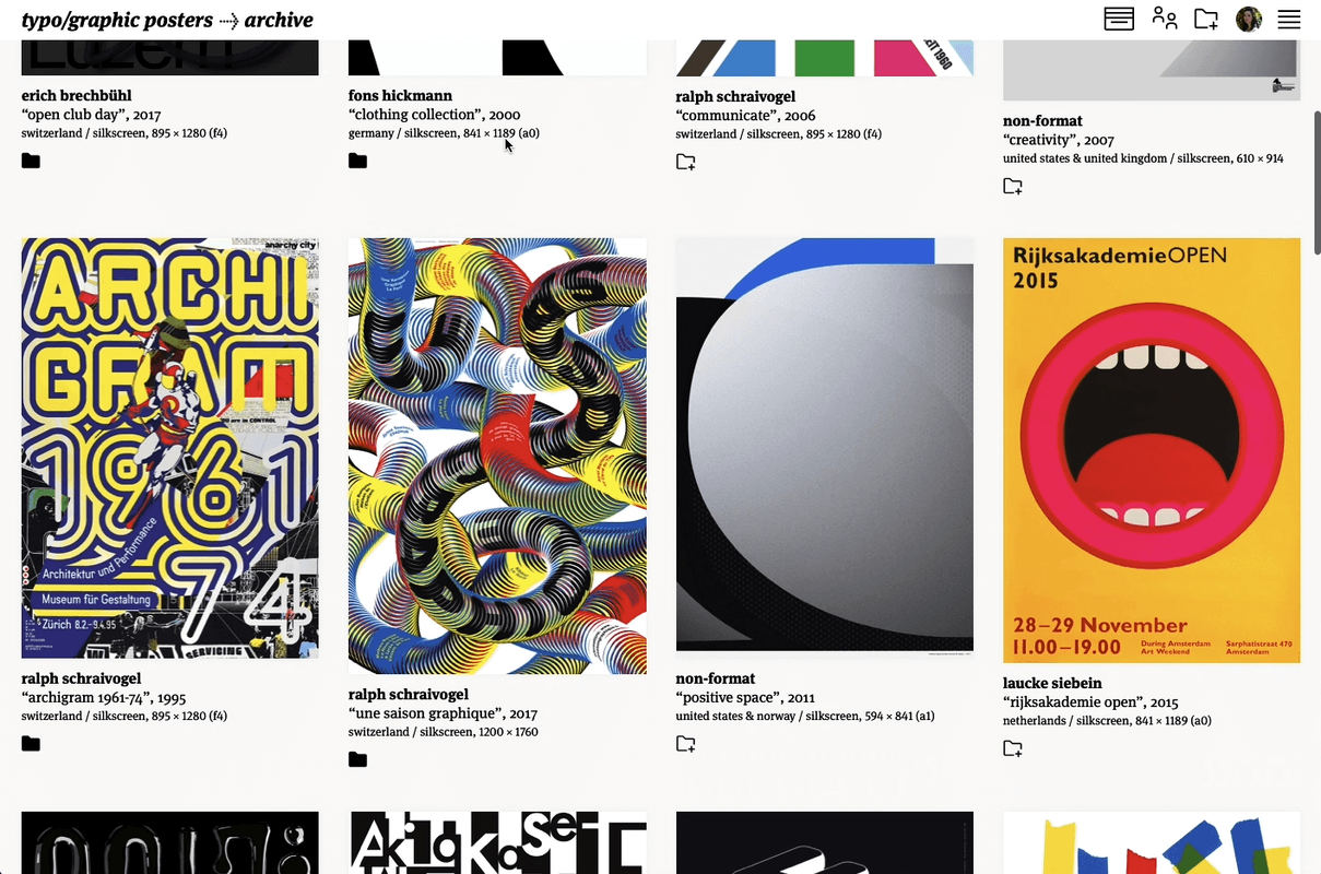 typo/graphic posters screenshot 3