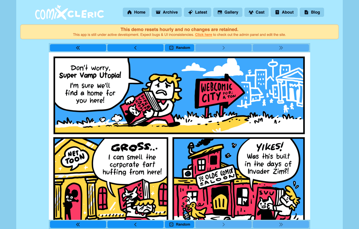 Comix Cleric screenshot 3