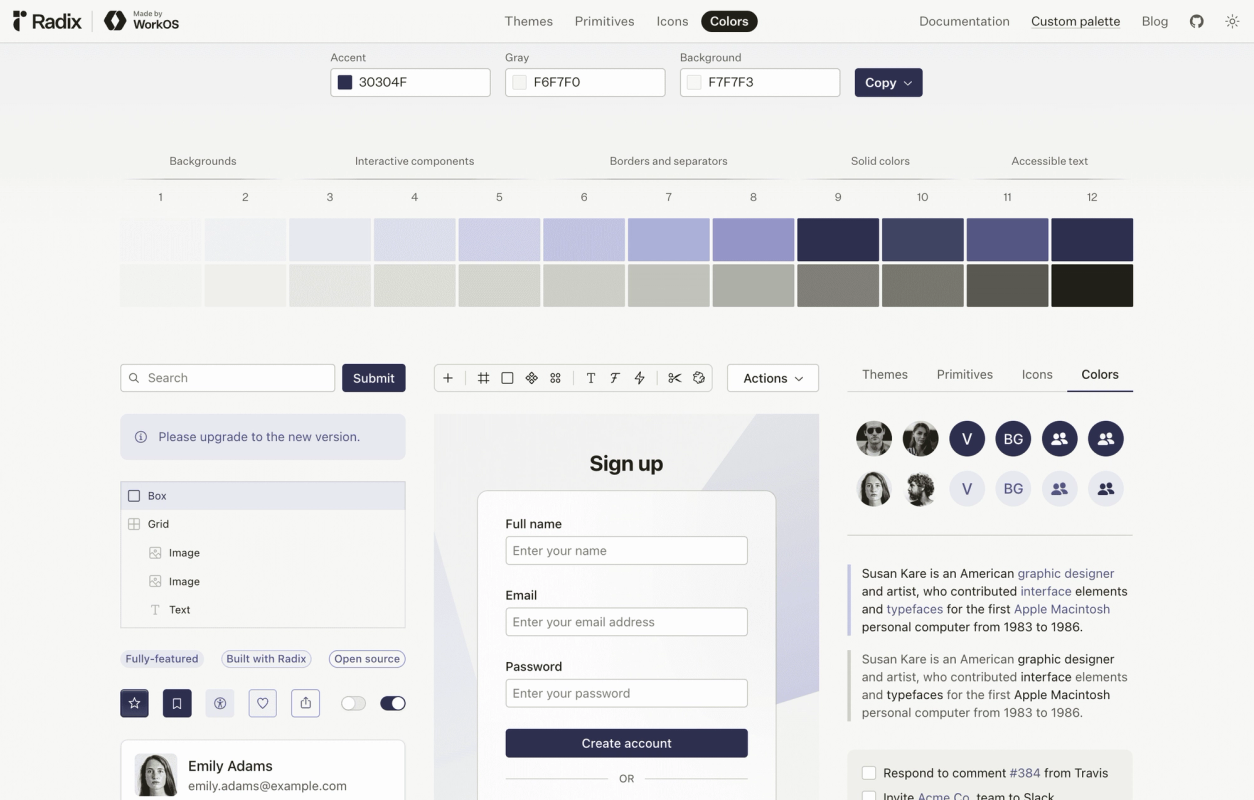 Radix Colors screenshot 2