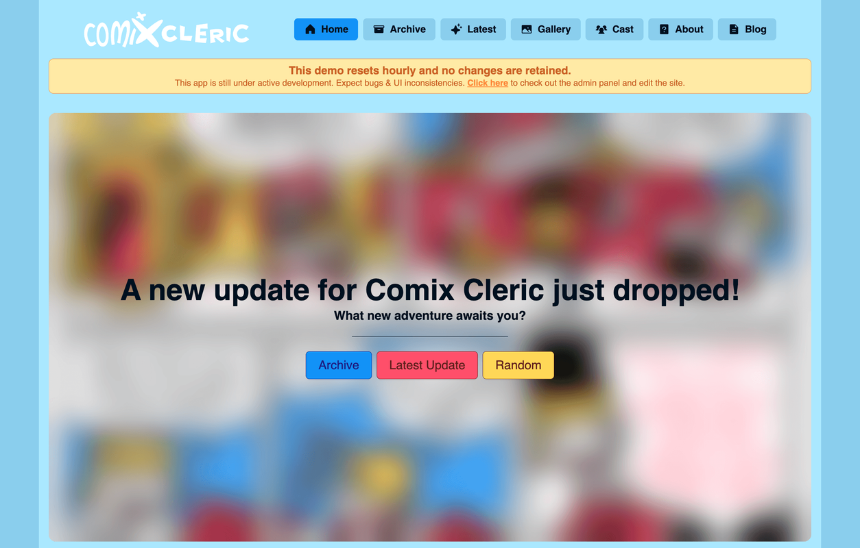 Comix Cleric screenshot 2