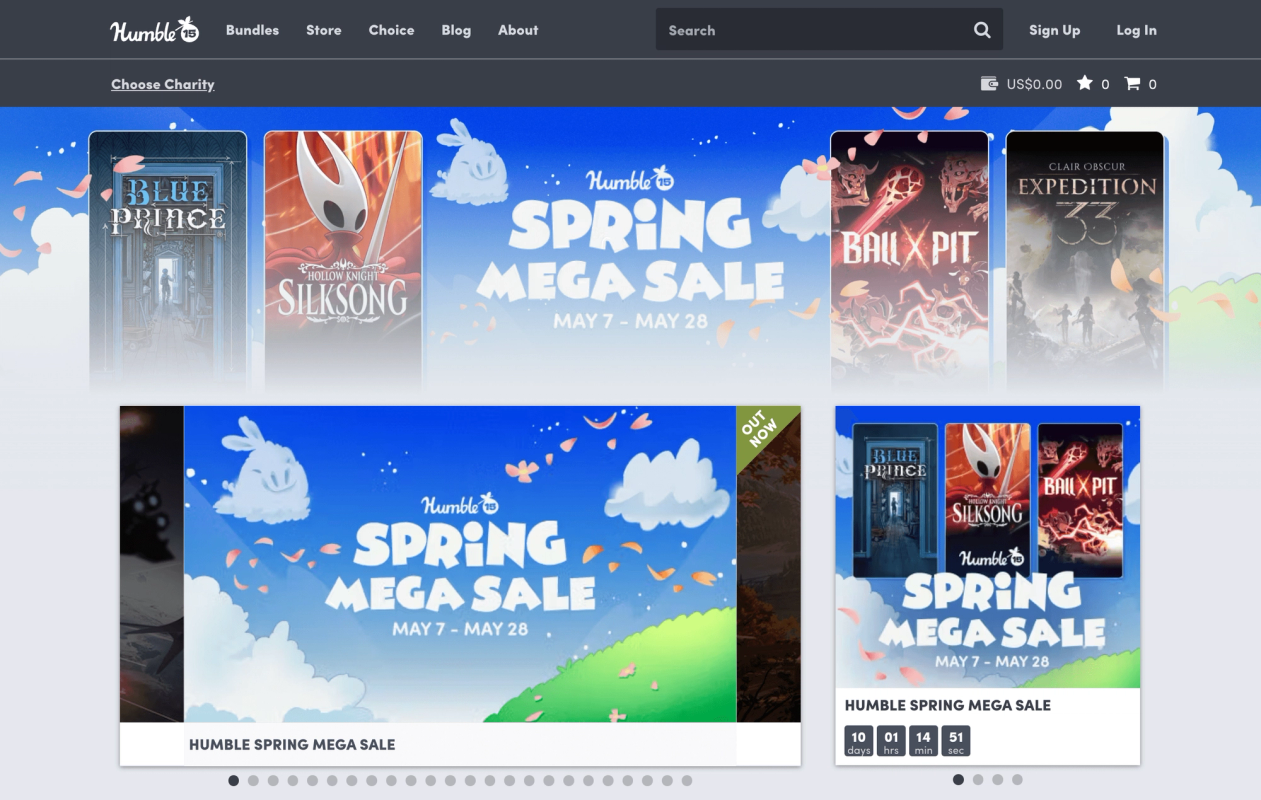 Humble Bundle screenshot 3
