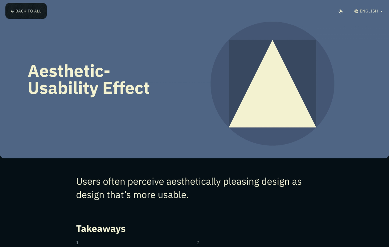 Laws of UX screenshot 2