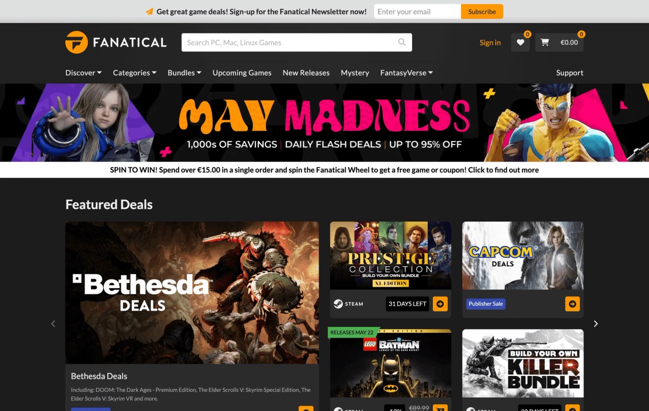 Fanatical screenshot 1