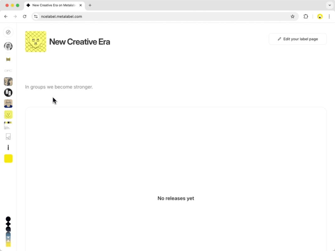 Metalabel screenshot 5