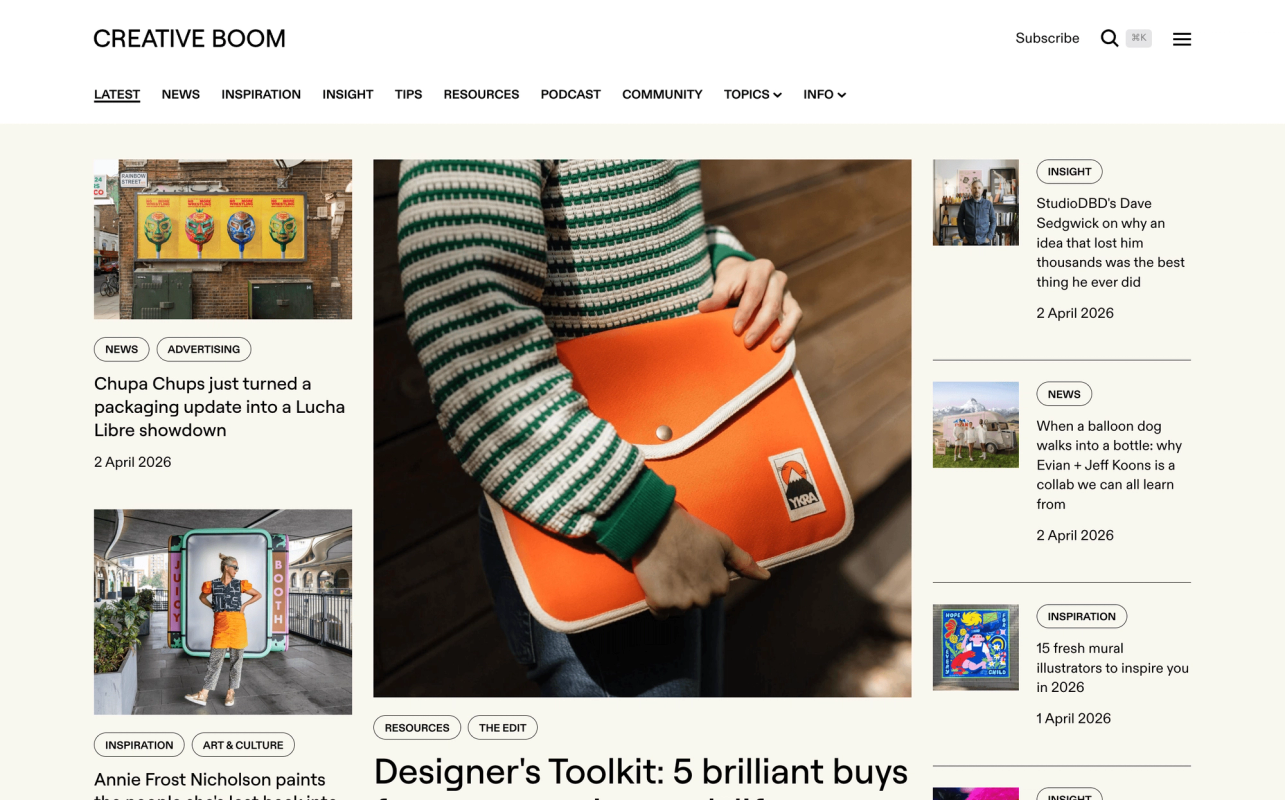 Creative Boom screenshot 1
