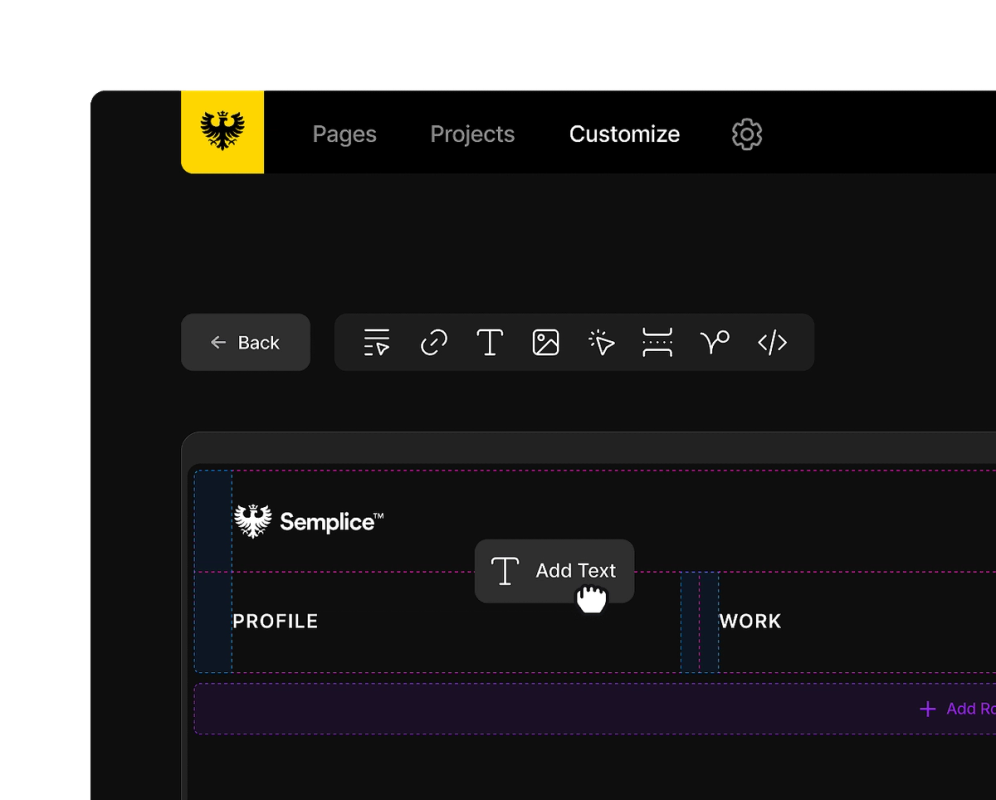 Semplice screenshot 2