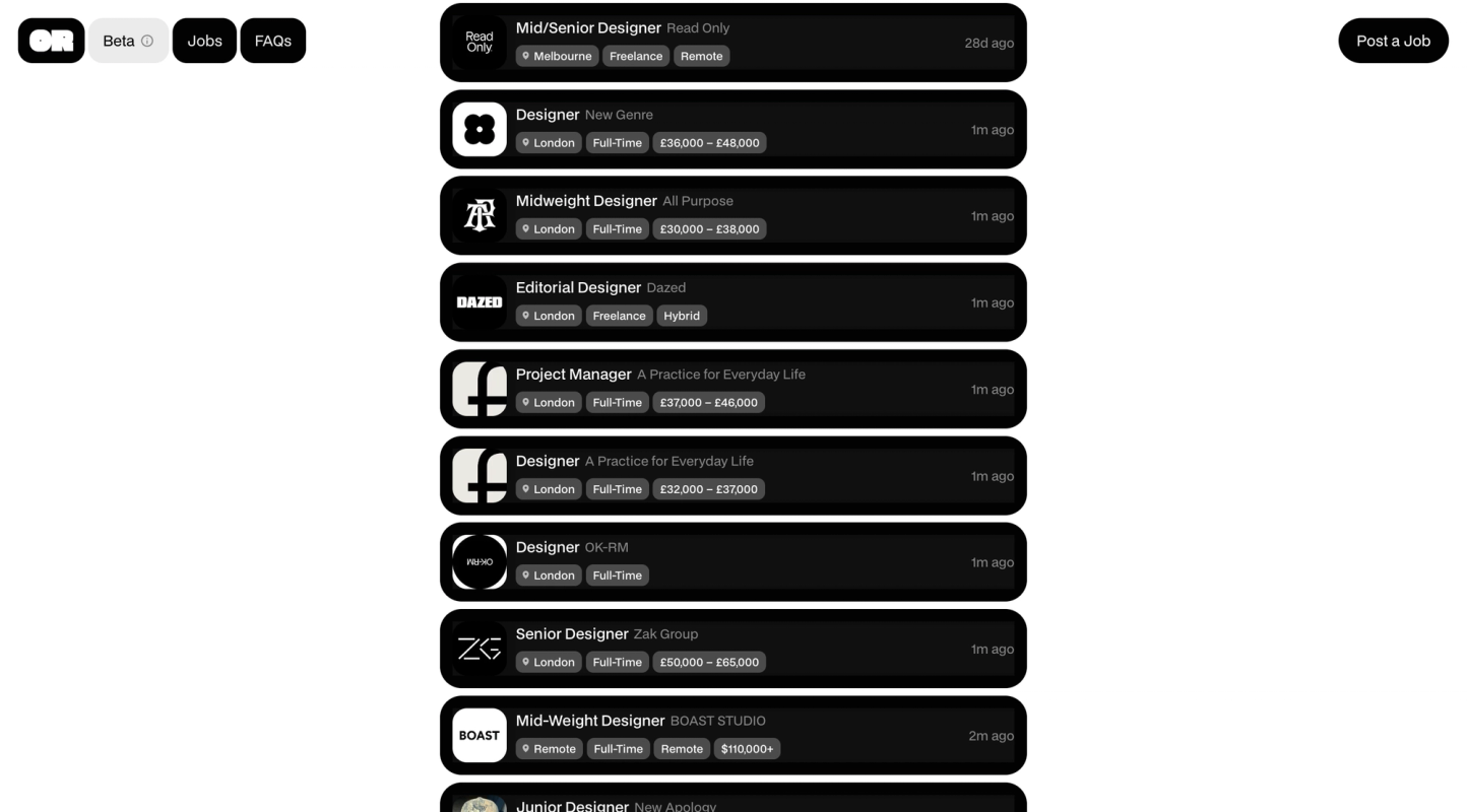 Open Roles screenshot 2
