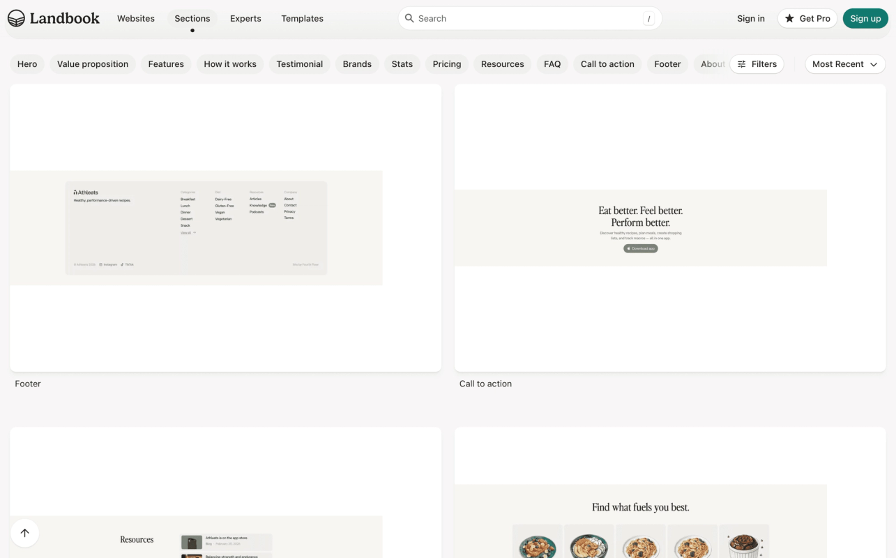 Landbook screenshot 2