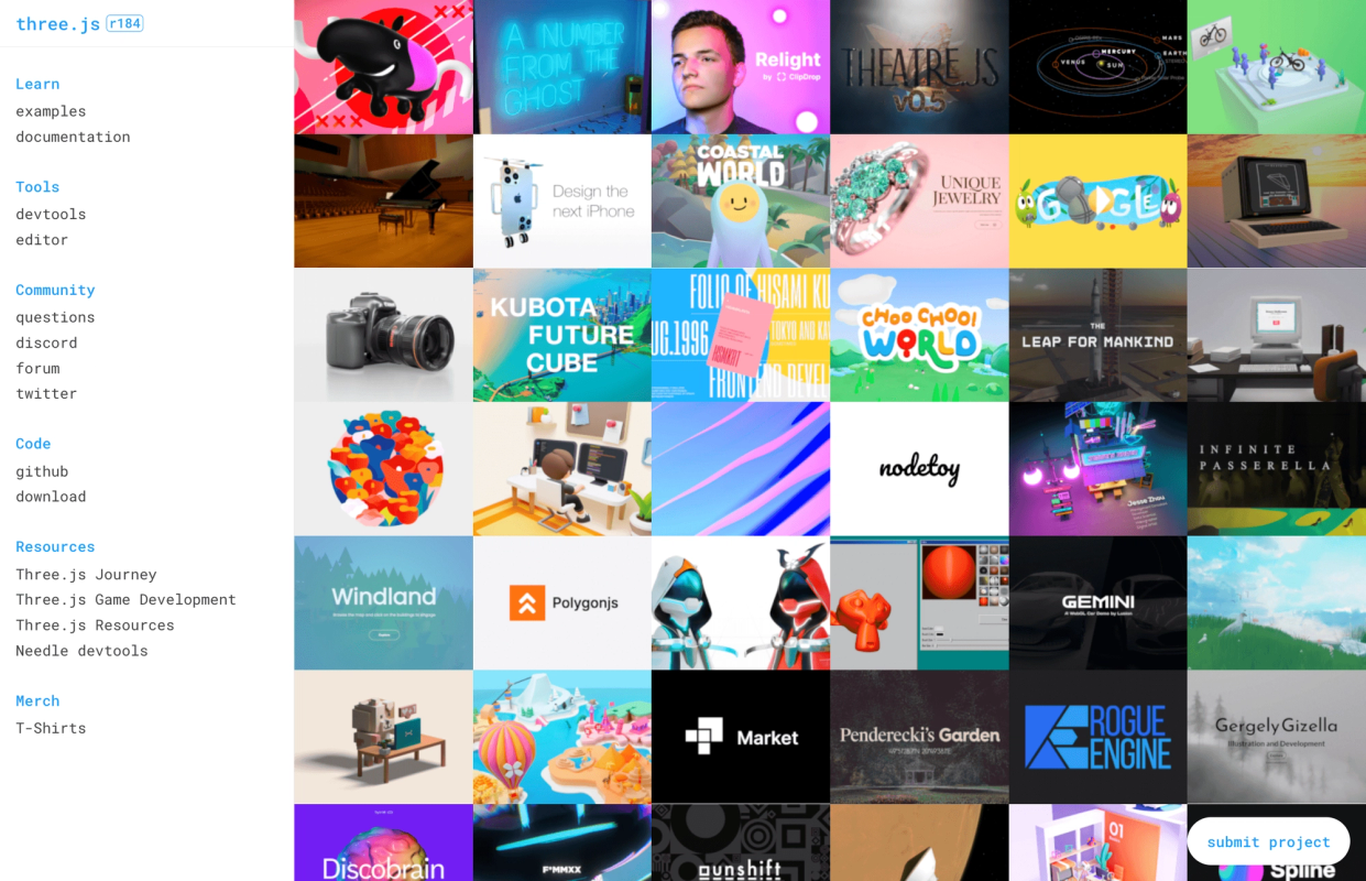 Three.js screenshot 1