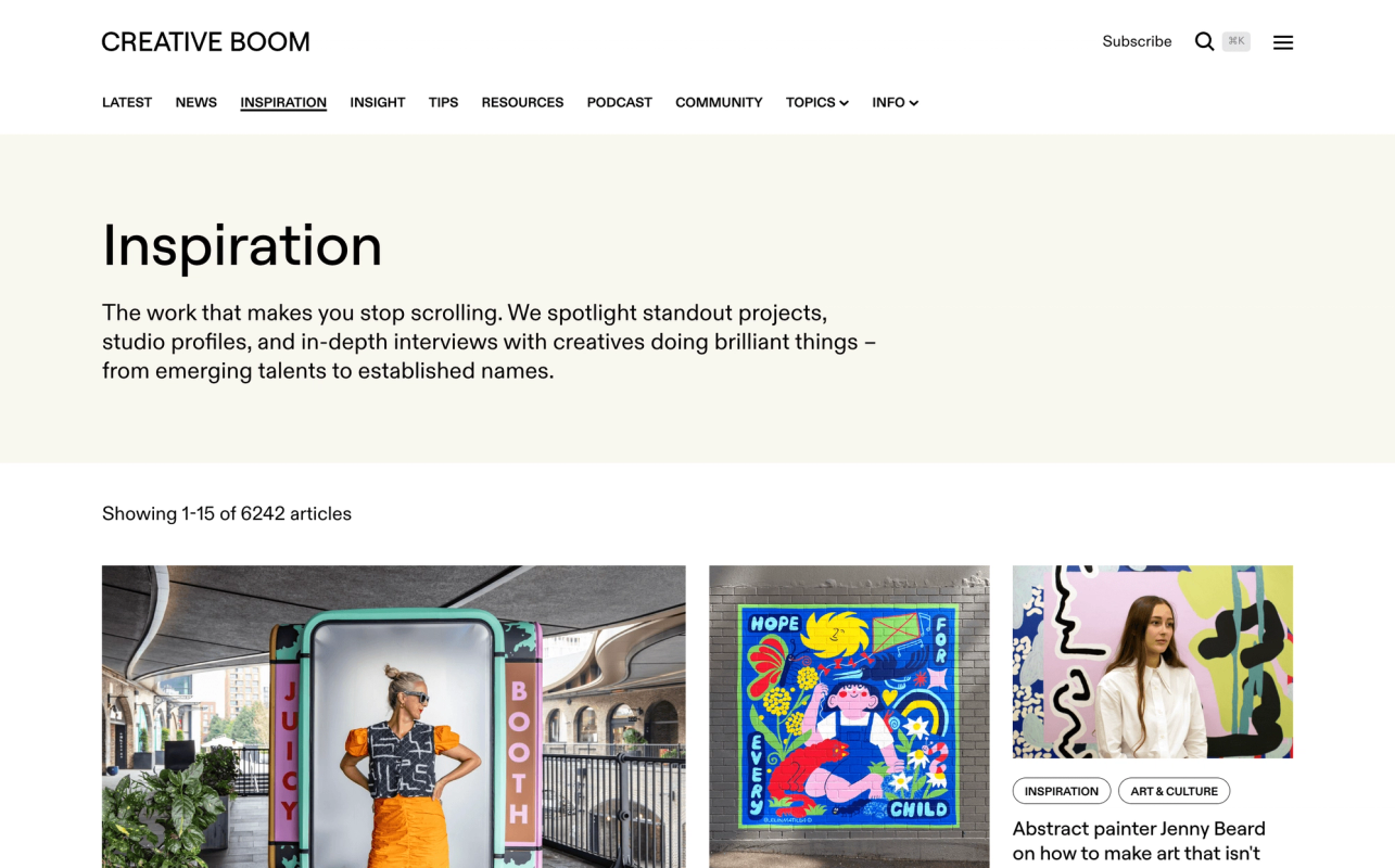 Creative Boom screenshot 2
