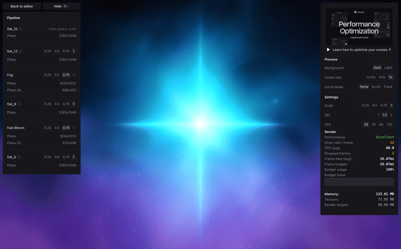 Unicorn Studio screenshot 2