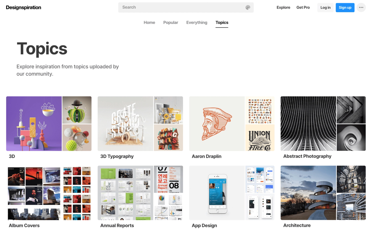 Designspiration screenshot 2
