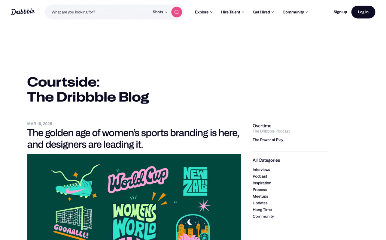 Dribbble screenshot 4