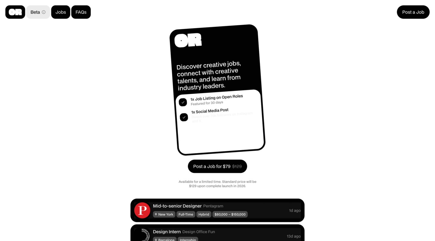 Open Roles screenshot 1