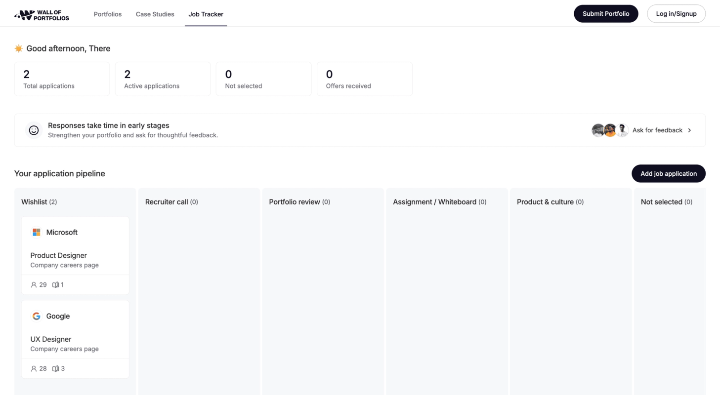 Wall of Portfolios screenshot 3