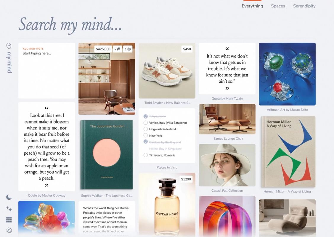 mymind screenshot 1