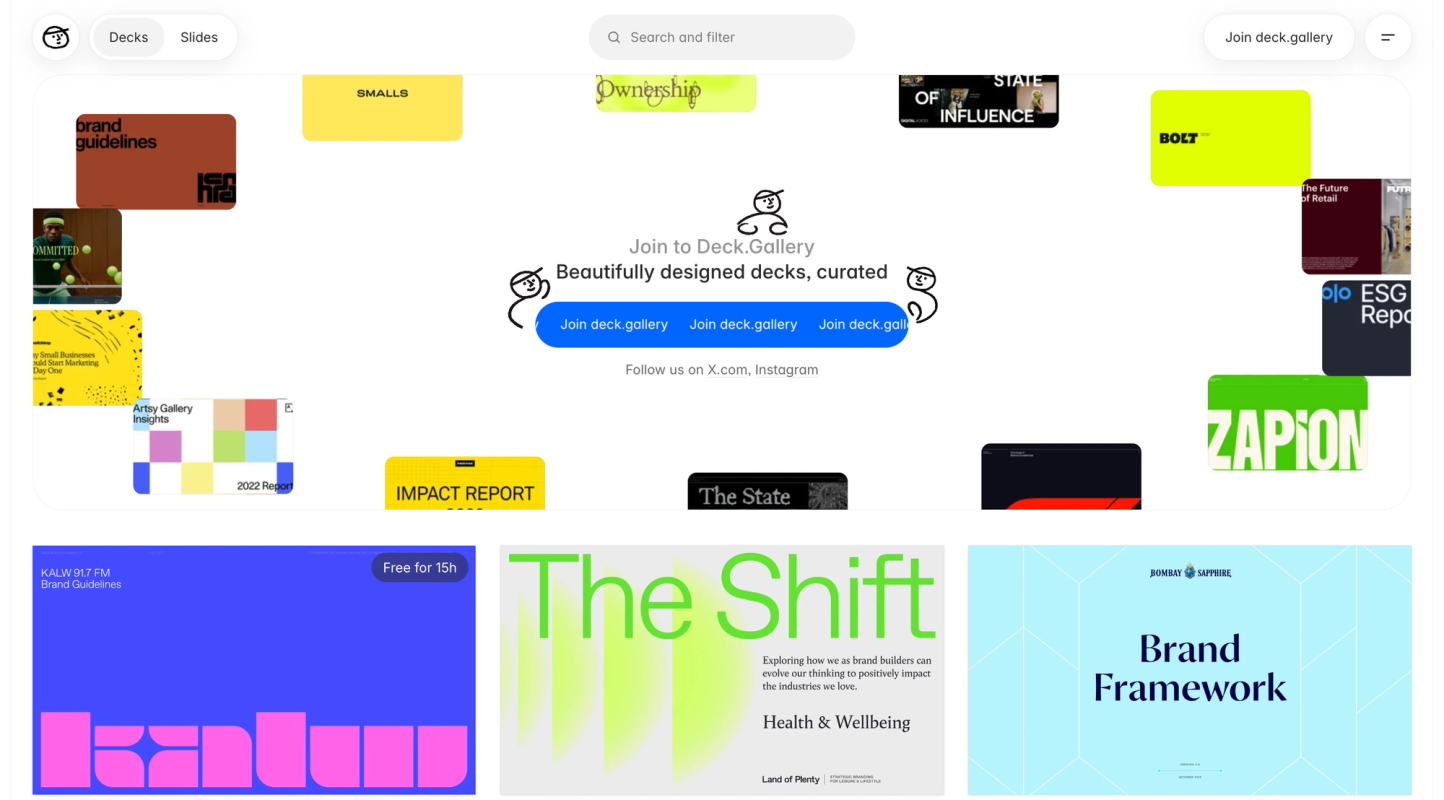 Deck.gallery screenshot 1