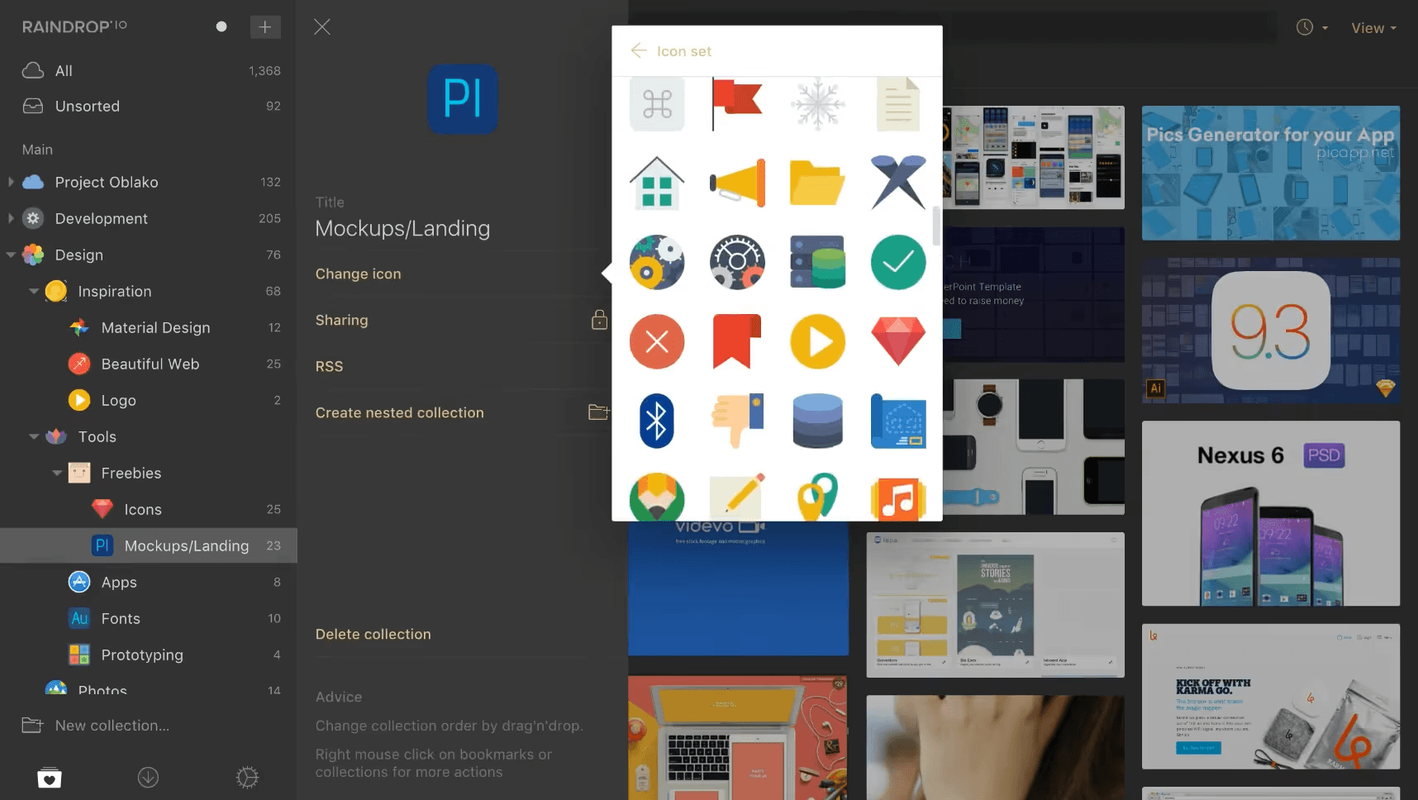 Raindrop screenshot 3
