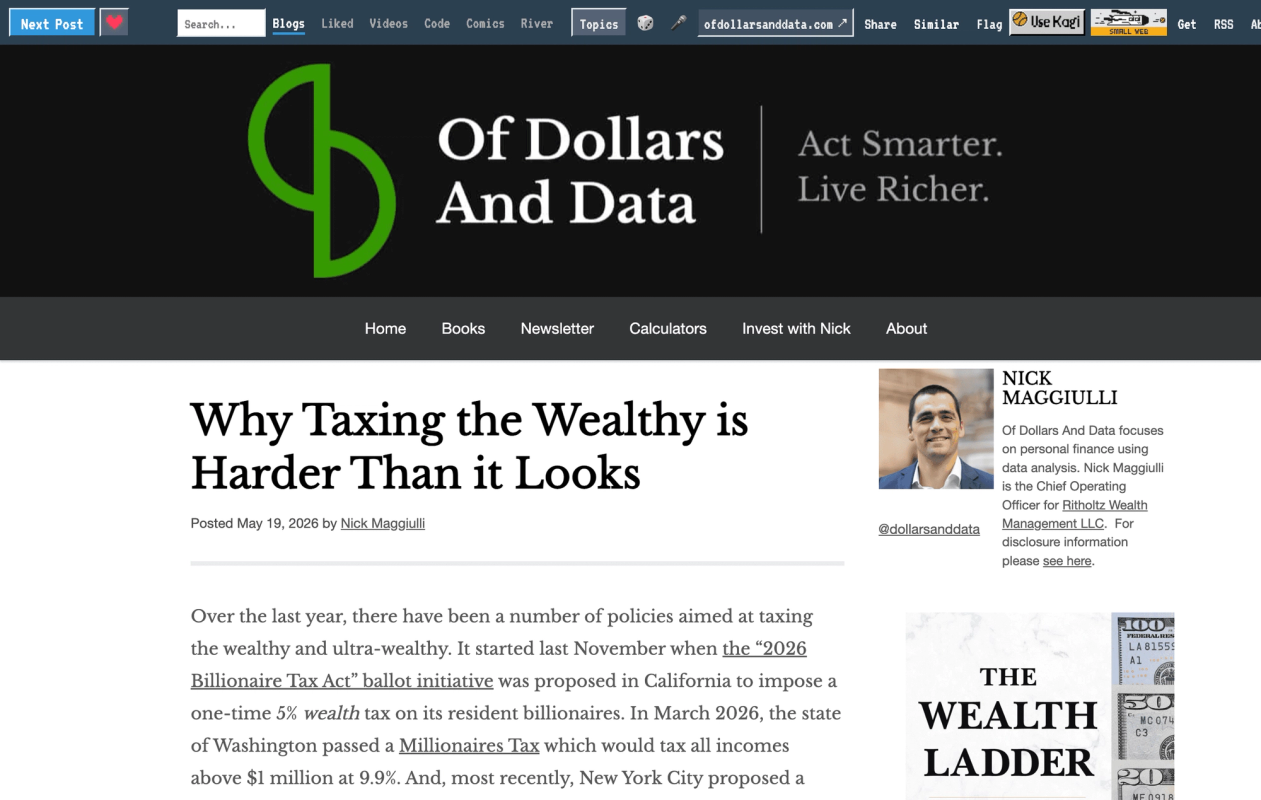 Kagi Small Web screenshot 1