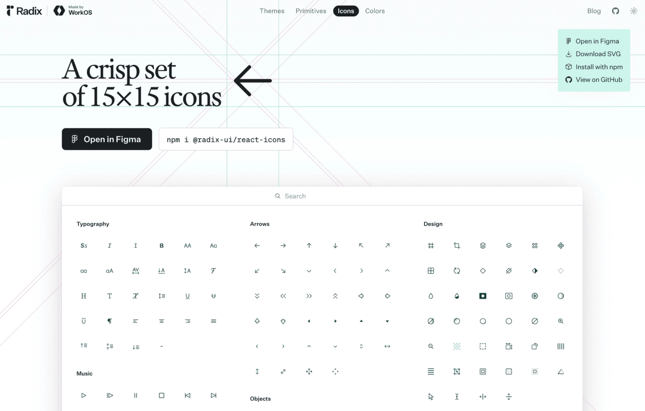 Radix Icons screenshot 1