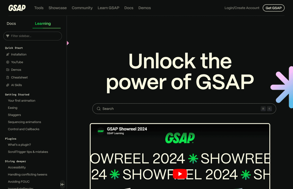 GSAP screenshot 1