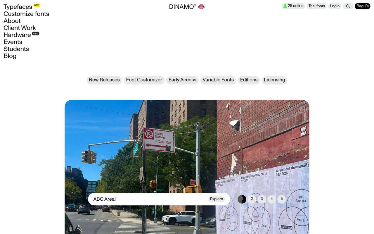 Dinamo Typefaces screenshot 1