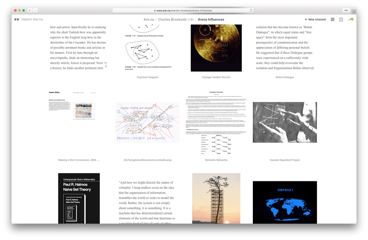 Are.na screenshot 6