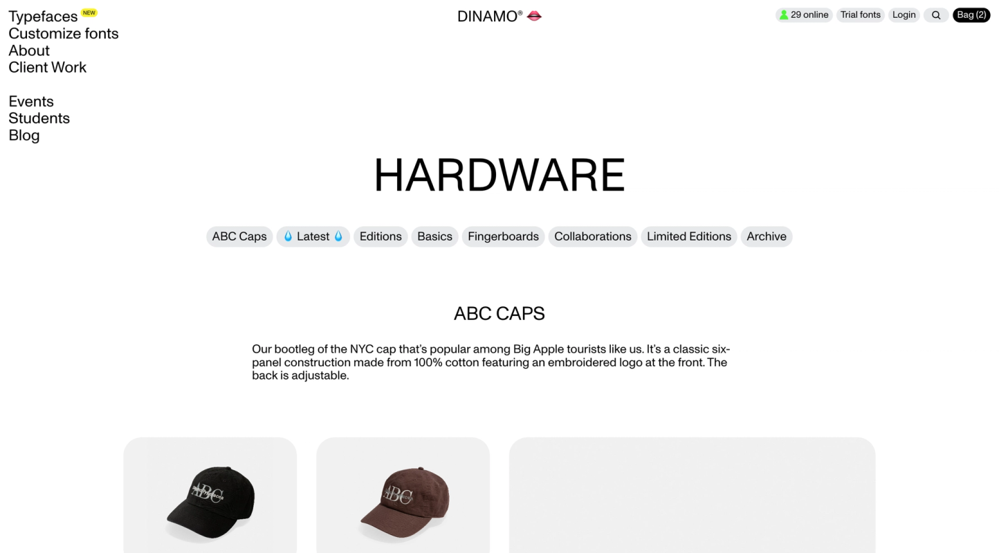 Dinamo Typefaces screenshot 3