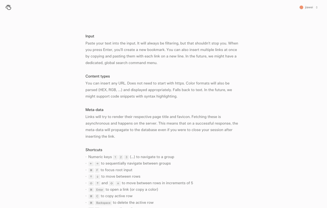 (Basic) Bookmarks screenshot 2