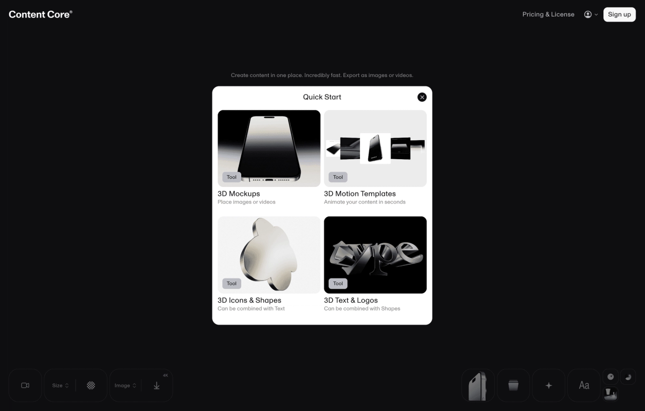 ContentCore screenshot 2