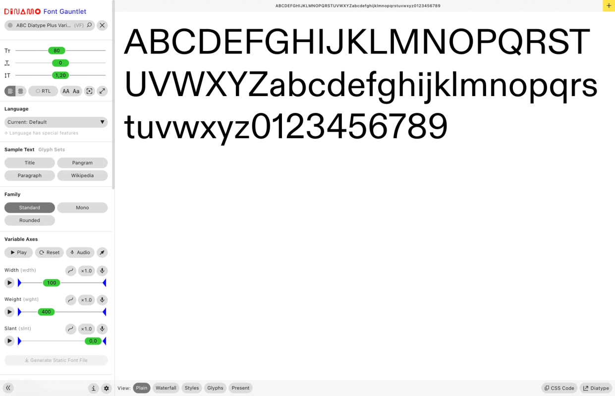 Dinamo Font Gauntlet screenshot 2