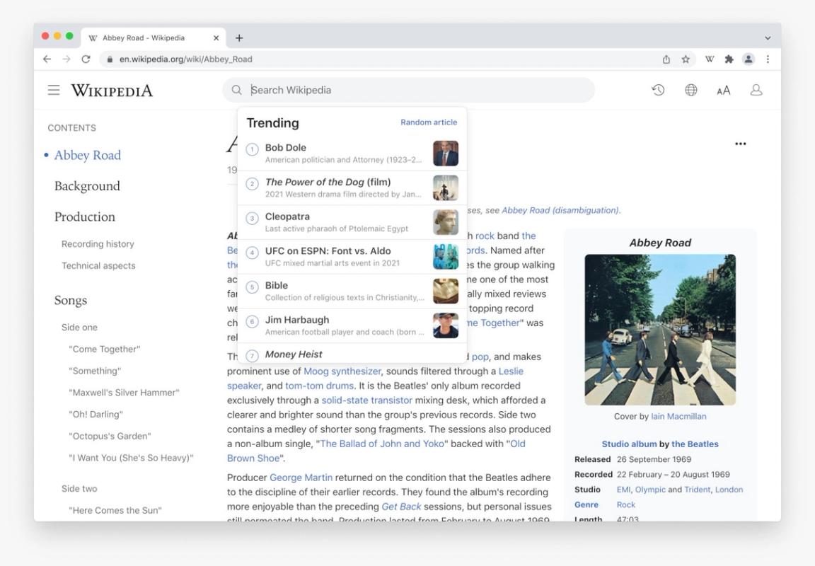 Modern for Wikipedia screenshot 3
