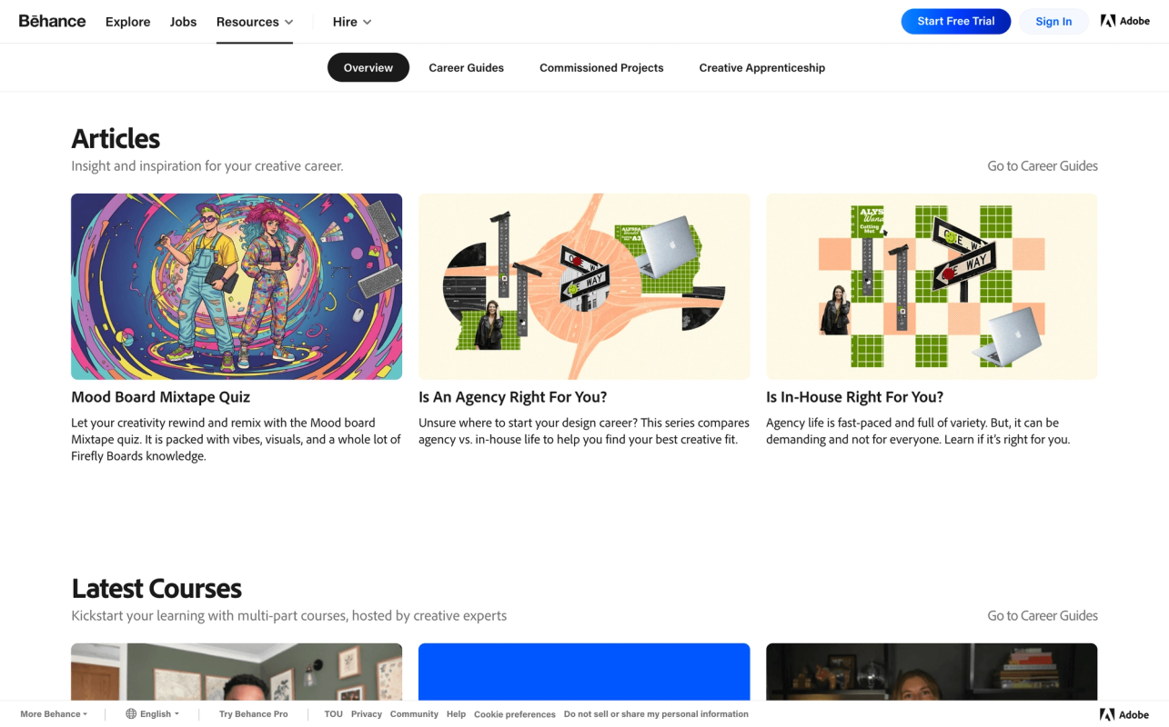 Behance screenshot 4