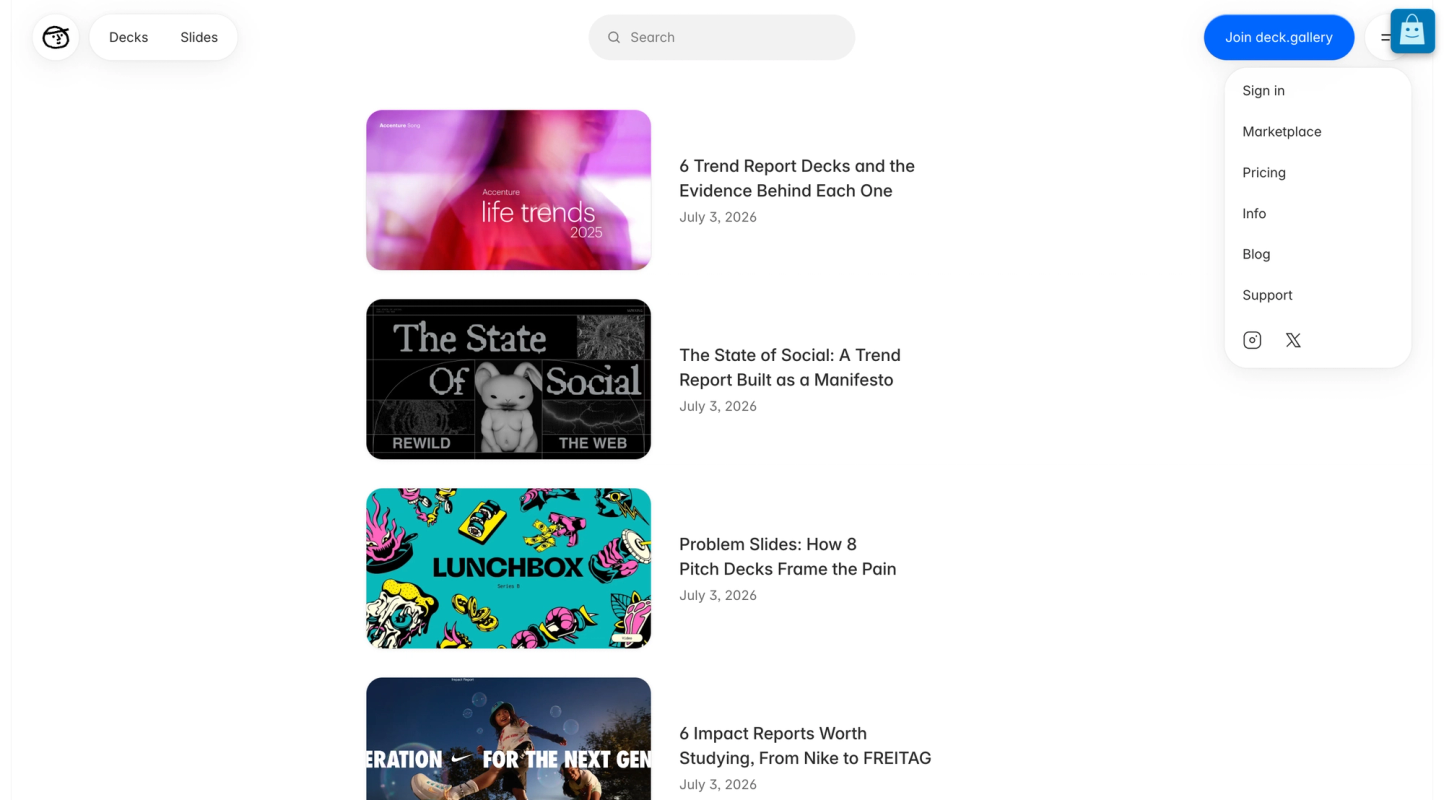Deck.gallery screenshot 4