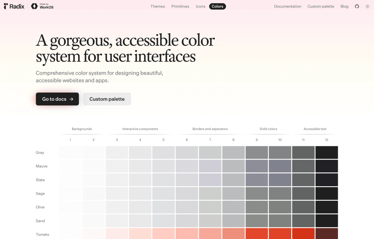 Radix Colors screenshot 1
